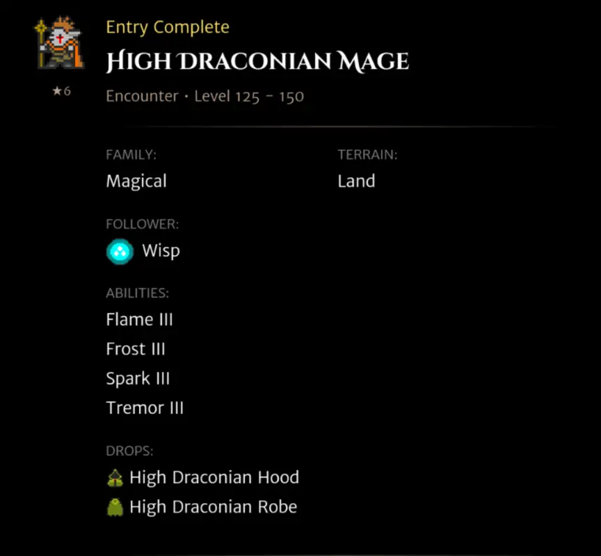 High Draconian Mage codex entry