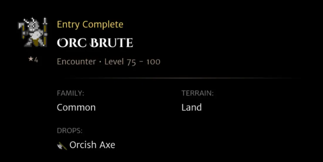 Orc Brute codex entry